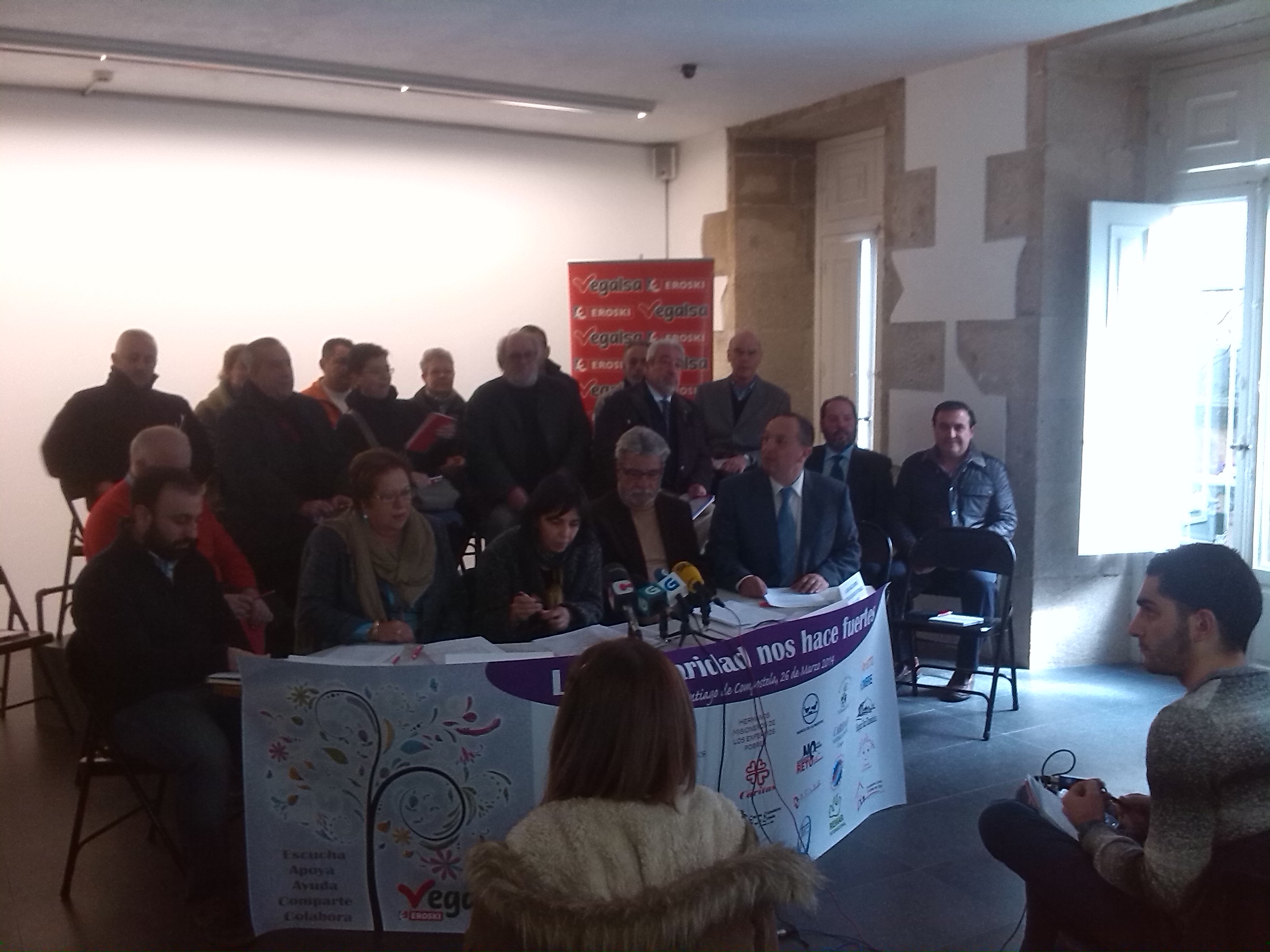 Una asamblea en La Sagrada Familia Una asamblea en La Sagrada Familia